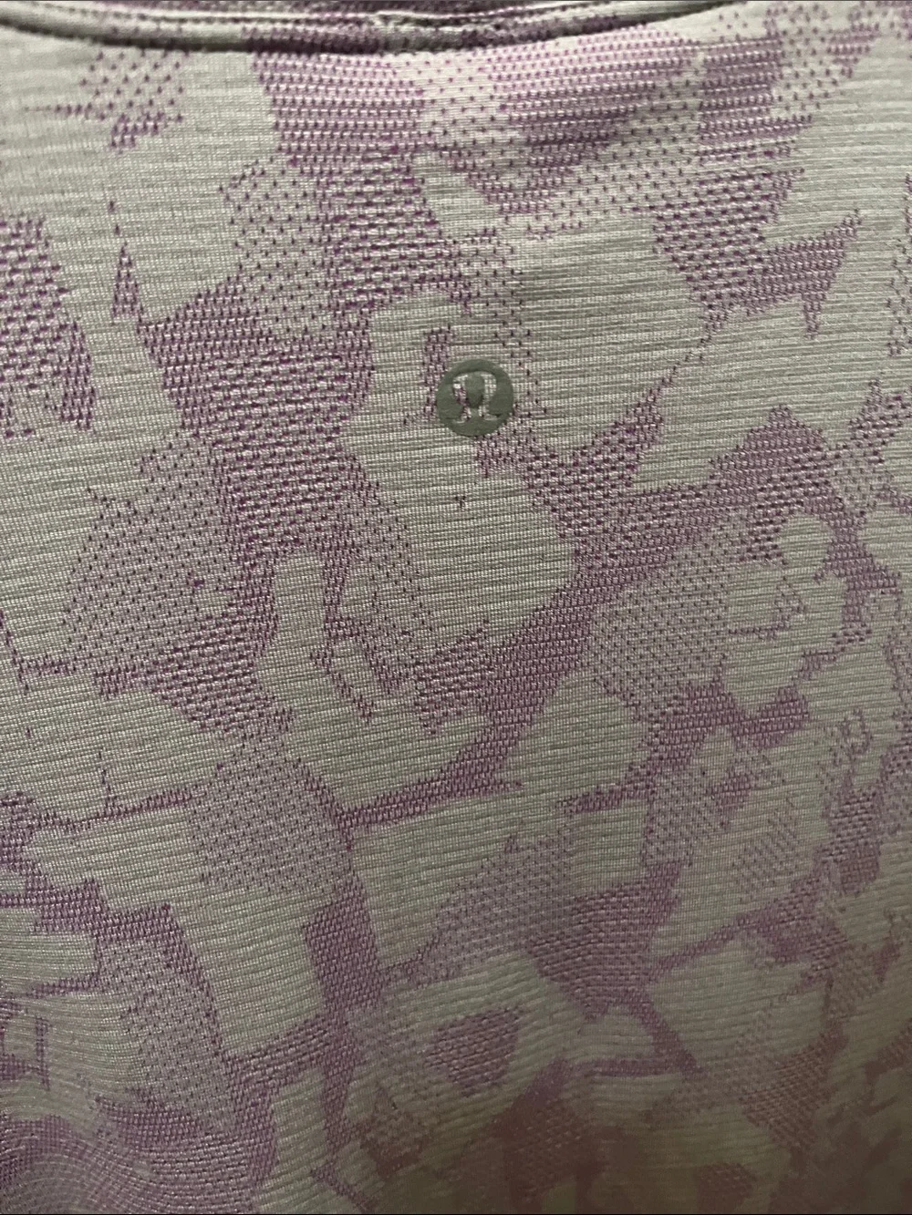 lululemon athletica Light Purple Floral Long Sleeve Tee Sz 10 - Picture 5 of 6